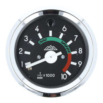 Drehzahlmesser mit Kontrolleuchte Ø60mm (chrom), Simson S51, S70